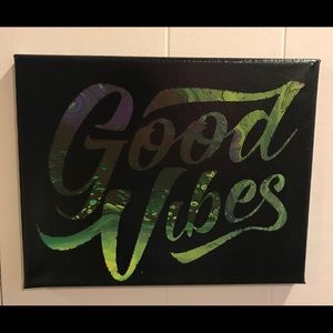 Custom  Name Acrylic Flow Art Canvas